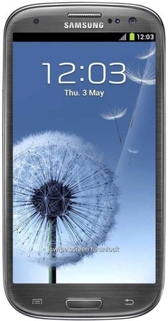 Смартфон Samsung Galaxy S3 GT-I9300 16Gb Titanium grey - Кандалакша